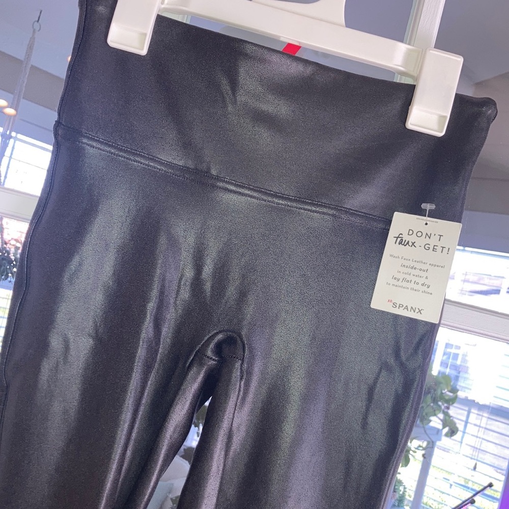 Spanx Faux Leather Leggings